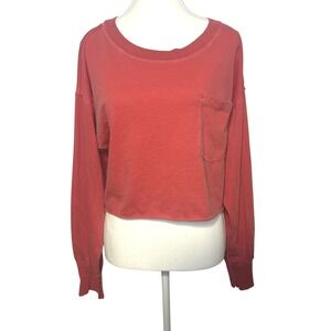 We the Free Free People Top Boxy Long Sleeve T-shirt Oversized Small